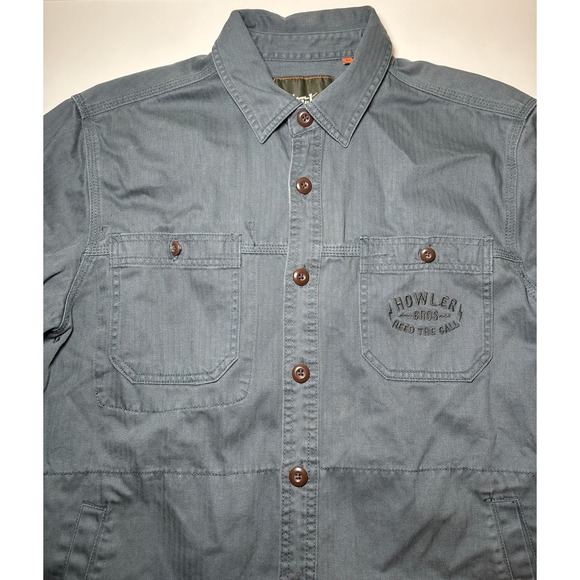 Howler Brothers Other - Howler Bros Chore Button Down Shacket | Blue | Medium